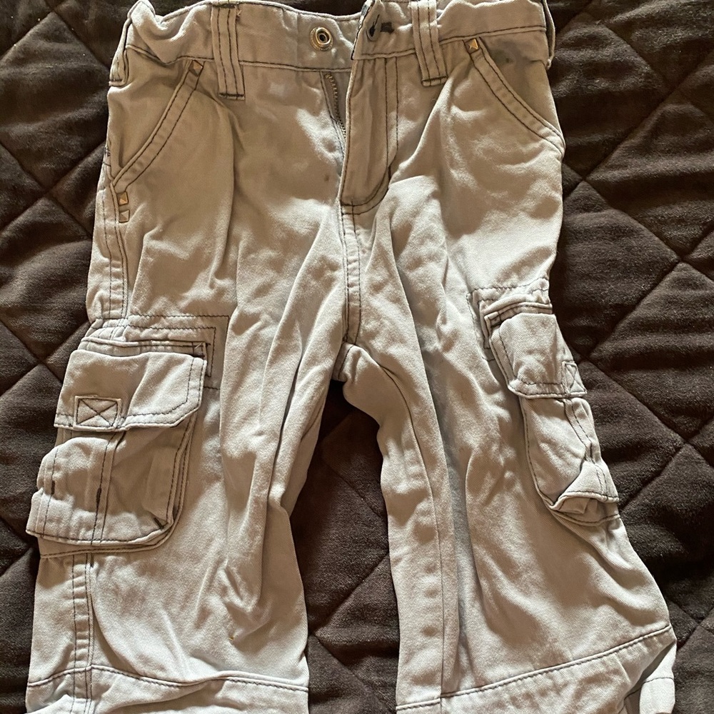 Wonder kids gray cargo pants